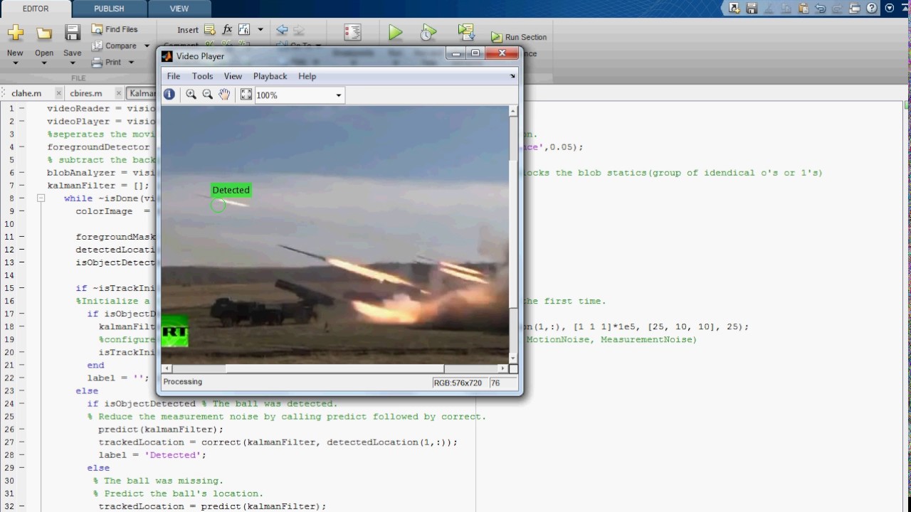 Tracking of Object using Optimal Adaptive Kalman Filter Original - YouTube