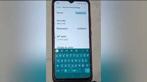 How to check hotspot password in oppo a77,check hotspot password setting