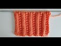 Простой красивый узор спицами/ Уроки вязания / Мастер-класс/ Knitting