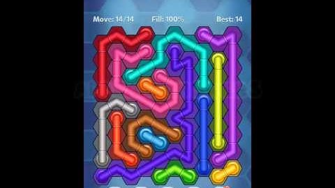Pipe Lines: Hexa - Size 10 Mania Level 71-80 Solution