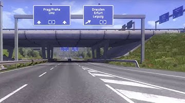 HOW BIG IS THE MAP in Euro Truck Simulator 2? Drive Across the Map (55 mph)