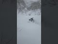 so this was my first time in powder after climbing for an hour to the summit … thanks Japan