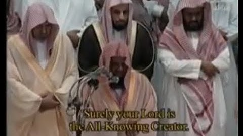 خواتيم سورة الحجر - سعود الشريم - تراويح #المسجد_الحرام 1430-9-14