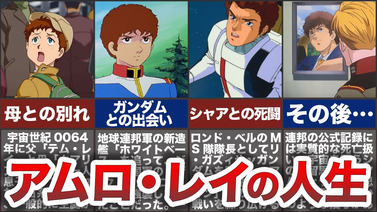 アムロ レイの人生 シャアとの決着からその後の行方は Youtube