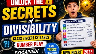 Unlock the Secrets of Divisibility: Class 8 NCERT Syllabus Number Play Explained!#viral #maths