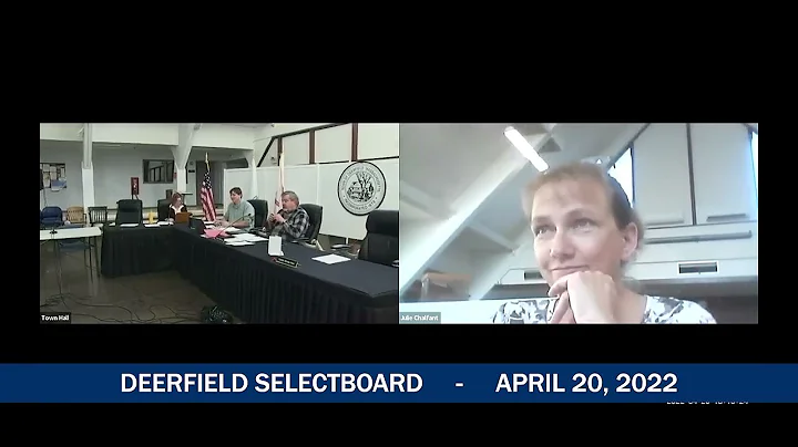 Deerfield Selectboard - April 20, 2022