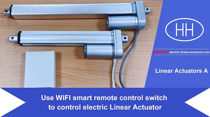 Use WIFI smart remote control switch to control electric Linear Actuator