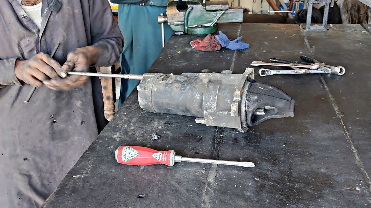 Isuzu starter motor service at local shop | salf starter repair Isuzu