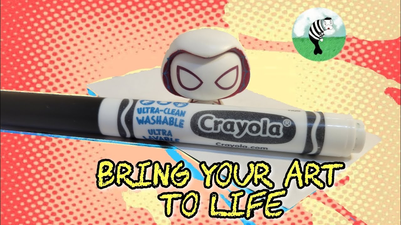Bring Your Art to Life 🕷 Spiderverse Spider-Gwen - YouTube