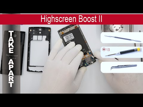 How to disassemble 📱 Highscreen Boost 2 SE, Take Apart, Tutorial