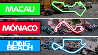 DESCUBRE los Circuitos Urbanos MÁS TEMIDOS del Mundo  Macau, Long Beach, Mónaco... | F1 vs Indycar