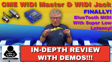 CME WIDI Master Review - BlueTooth MIDI With Minimal Lag!