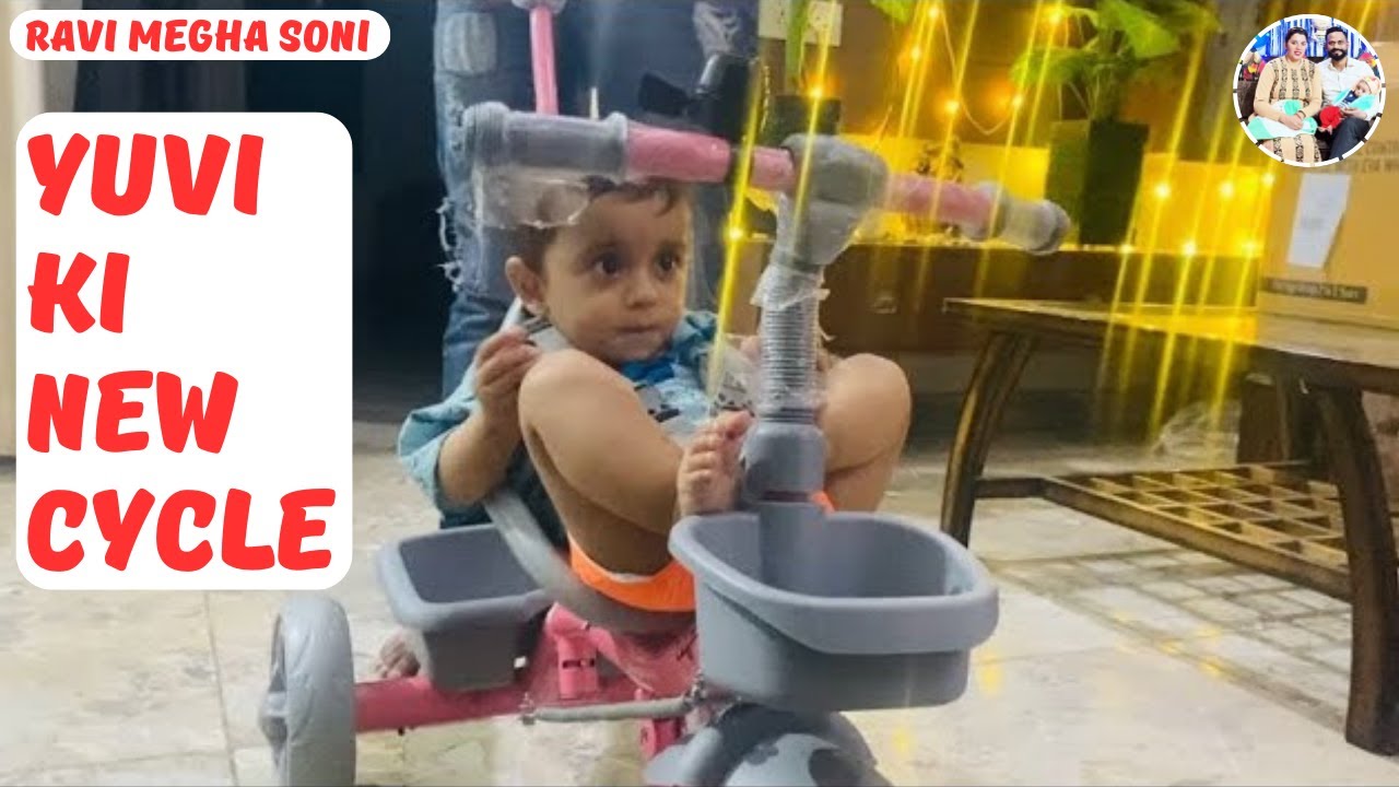 YUVI KA NEW CYCLE | RAVI MEGHA SONI | YUVI SONI | DAILY ROUTINE VLOG ...