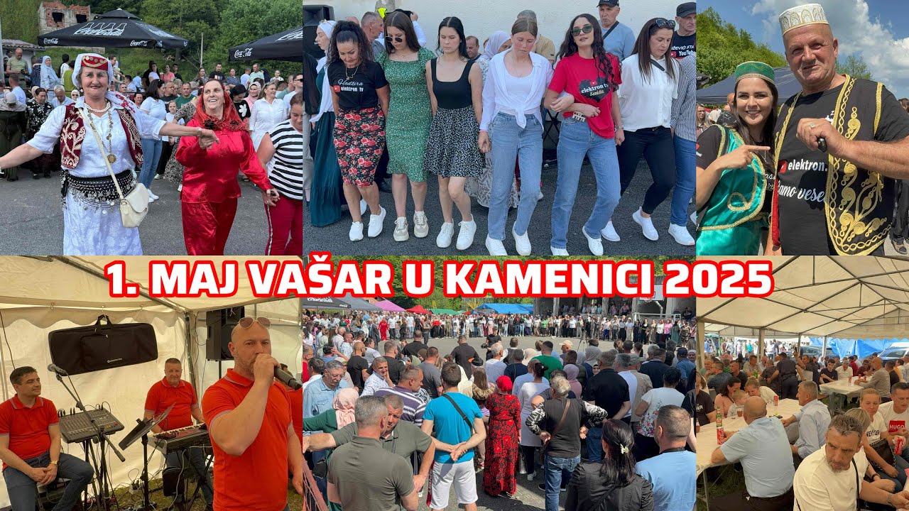1. maj u KAMENICI, nezapamćen vašar, kolo ljulja čitav dan!