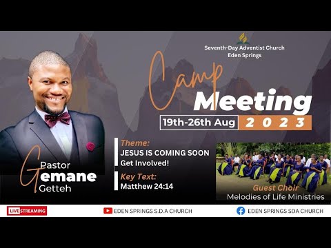 EVENING SERVICE | CAMP MEETING 2023 | DAY 1 | 20TH AUGUST 2023 - YouTube