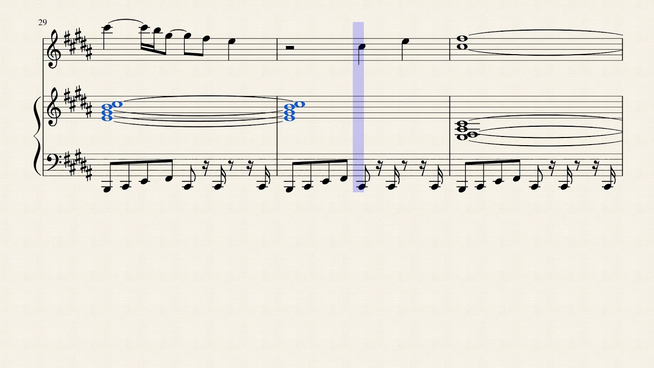 Thriller - Michael Jackson (Piano Sheet Music)