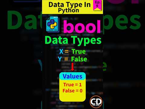 What Is Bool Data Type? - Python Short Series Ep. 9 #python #datastructures #bool #programming