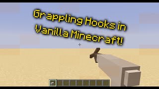 Grappling Hooks in Vanilla Minecraft