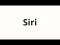 How To Pronounce Siri Сири Siri In Russian How To Pronounce Siri Сири Siri In Russian