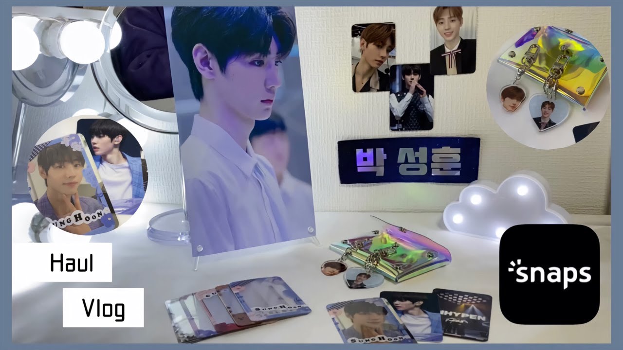 ( vlog ) 購入品紹介/自作グッズ[ENHYPEN]作ってみた/snaps