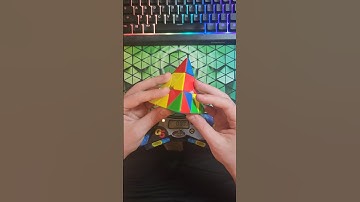 Pyraminx Solve of the Day 4/22 - 2.42 #rubikscube #pyraminx #cubing #puzzle #shorts