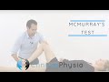 McMurray's Test | Clinical Physio