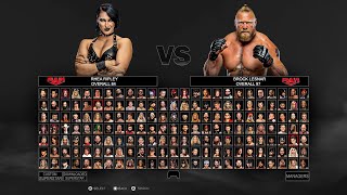 WWE 2K24: Full Roster, Raw, Smack Down, NXT Plus Gameplay!(Concept)