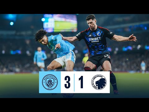 Video highlights for Manchester City 3-1 FC Copenhagen