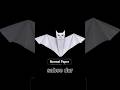 Which Paper Bat Flies the Farthest? 😳🦇#shorts #paperbat