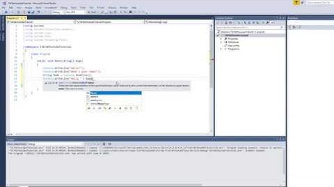ReadLine and WriteLine in C# - Tutorial - C# Basics (Part 2)