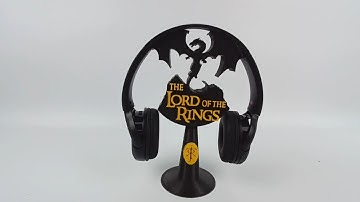 3D Printing Timelapse: Lord of the Rings Headphone Stand