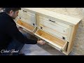 DIY Wooden Shoe Cabinet / Woodworking Design Wooden Shoe Storage / Ahşap Ayakkabılık Yapımı