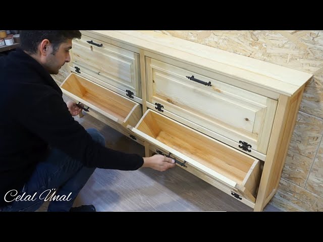 Tall DIY Shoe Cubby Shelf Woodworking Plan – Remodelaholic