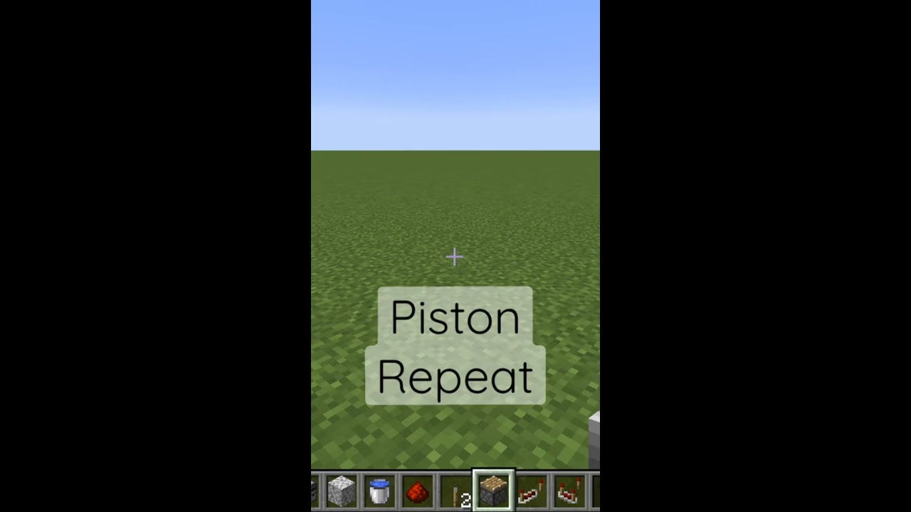 How To Make A Piston Repeat Itself Shorts Minecraft