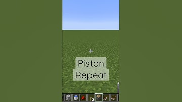 How to make a Piston Repeat itself! #shorts #minecraft