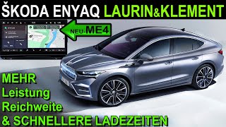 SKODA Enyaq LAURIN &amp; KLEMENT | Daten Fakten Infos Details Interieur Exterieur Leistung Reichweite