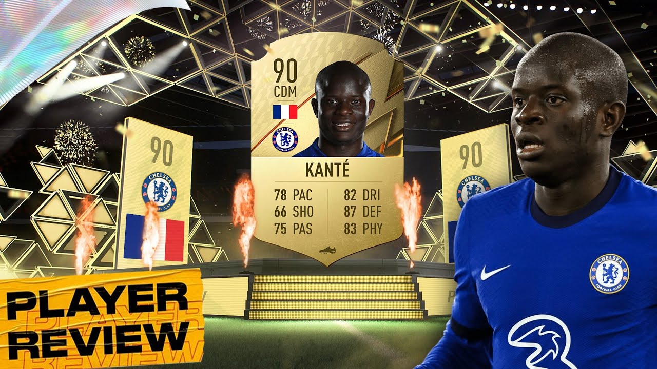 BEST CDM ON THE GAME?!🤔 90 N'GOLO KANTE PLAYER REVIEW! (FIFA 22 ULTIMATE TEAM) - YouTube