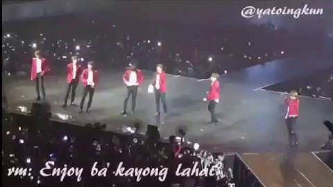 Bts speaking tagalog compilation (WINGS TOUR IN MANILA)