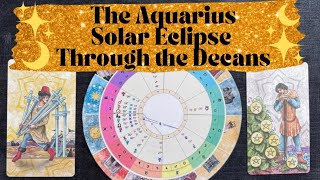 ✨Understanding the Aquarius Solar Eclipse on February 17, 2026 Through the Tarot & the Decans ✨
