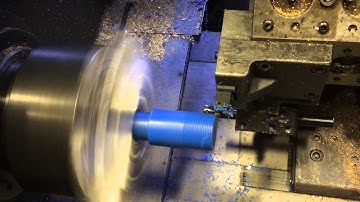 First test of G76 threading cycle