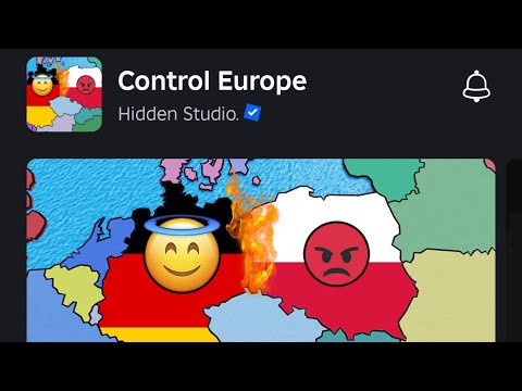 Control Europe Ranks Playing a New game in roblox called (Control Europe) as 🇹🇷 - YouTube
