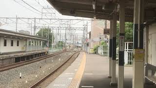 阪神8000系8229F直通特急阪神大阪梅田行き　荒井駅通過