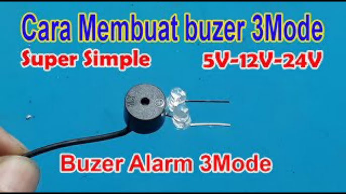 SFM-27 - DC 3-24V 12mA - Buzzer Électronique à son continu - DiyDomo