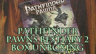 Pathfinder Pawns Bestiary 2 Box Unboxing