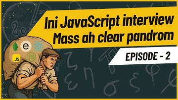 இனிமேல் JavaScript Interview Clear பன்றோம்! | Palindrome | 100% Easy Way | Infinite Techies | EP-2