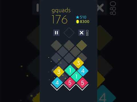 gquads: Merge Numbers Puzzle