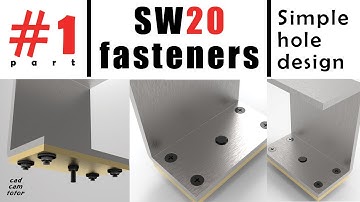 How to add Solidworks 2020 fasteners in an assembly