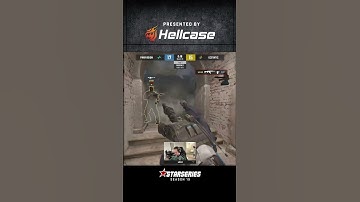 sirah wins a 1v3 clutch with just 4 HP! #clutch #starladder #cs #кс #csgo