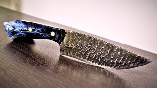 FABRICACION de CUCHILLO con EFECTO PIEDRA