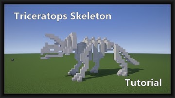 Triceratops Skeleton | Minecraft Tutorial